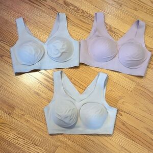 Evelyn and Bobbie Seamless Comfort Bra Set of 3